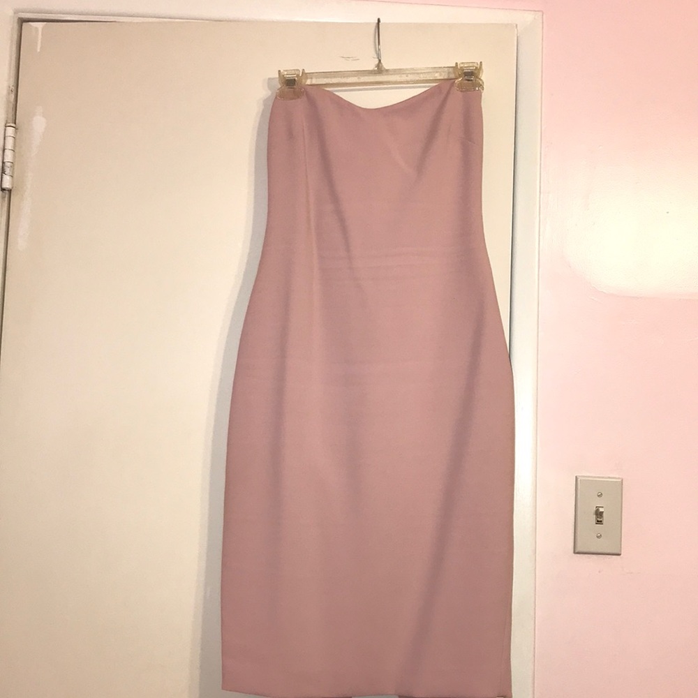 Lavender/ light pink sweet heart knee length dress